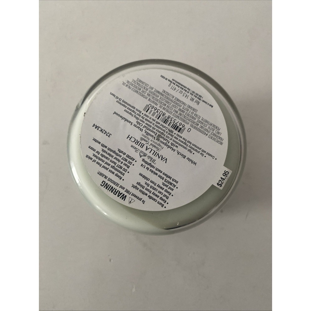 Bath & Body Works 3-Wick Scented Candle Vanilla Birch - Picture 6 of 6